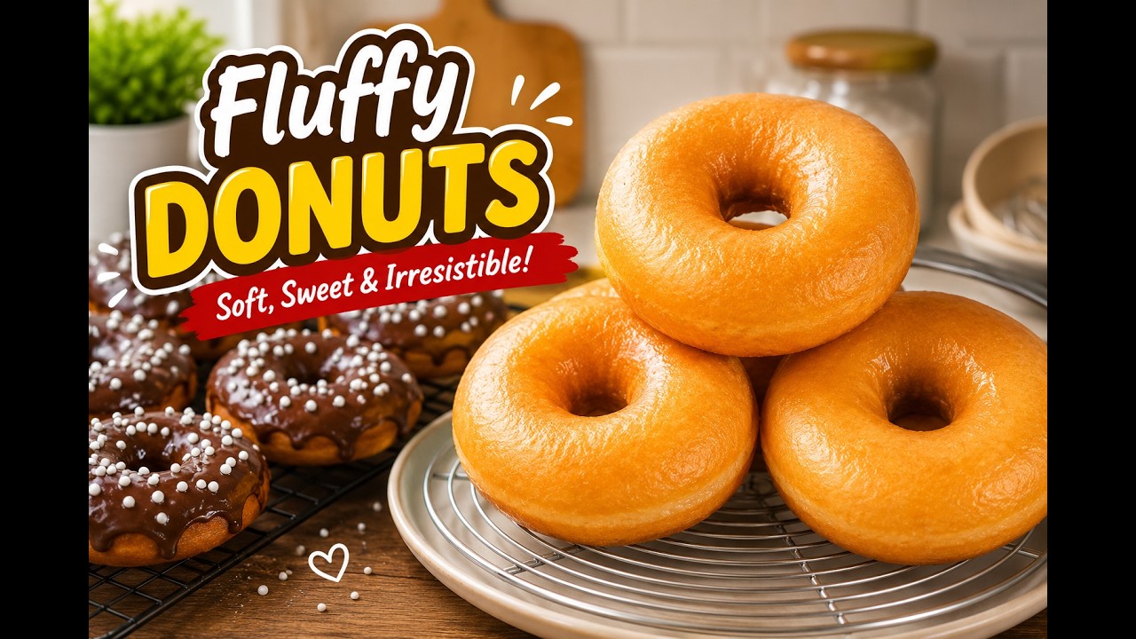Donut Recipes/ The secret to making fluffy Donuts recipe/how to make donuts