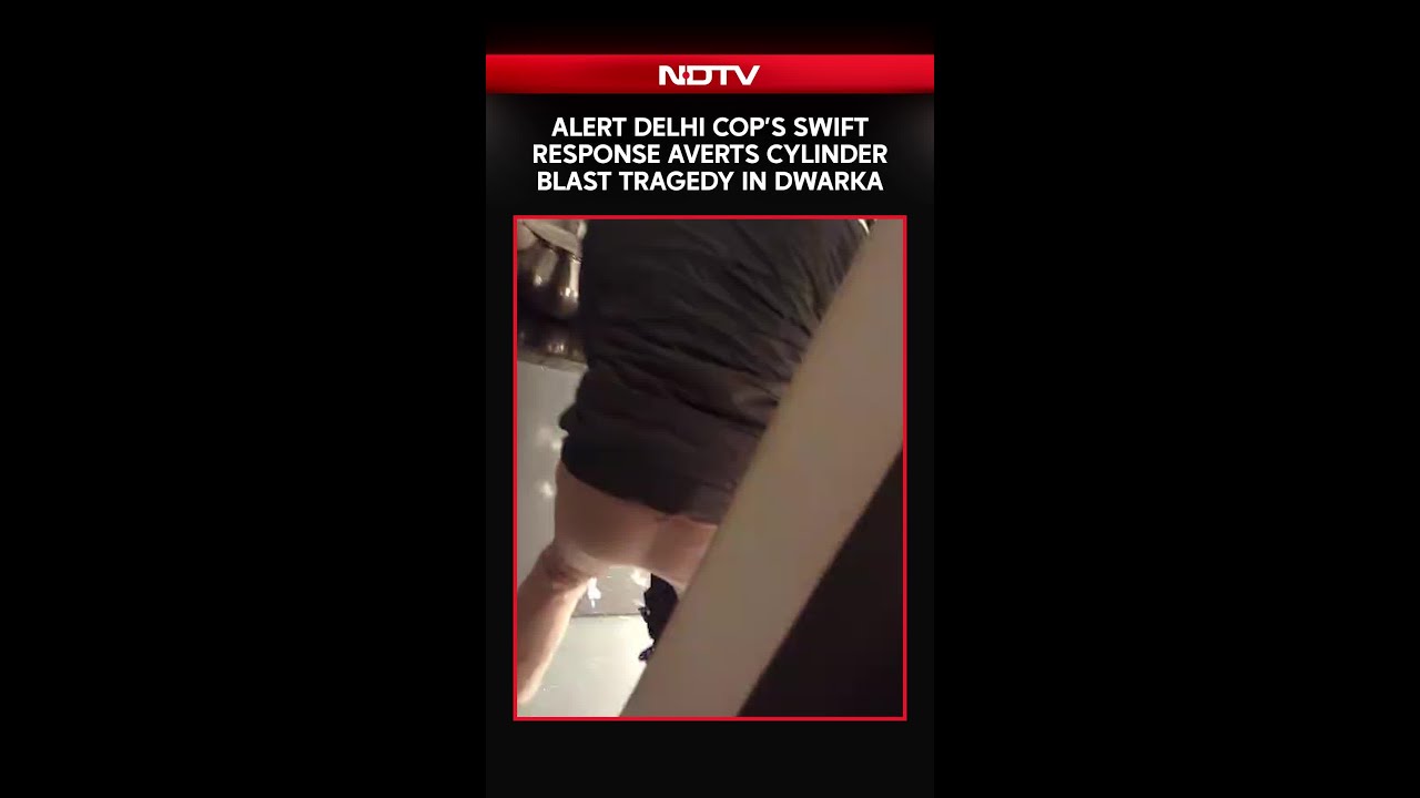 Delhi News | Alert Delhi Cop&rsquo;s Swift Response Averts Cylinder Blast Tragedy In Dwarka