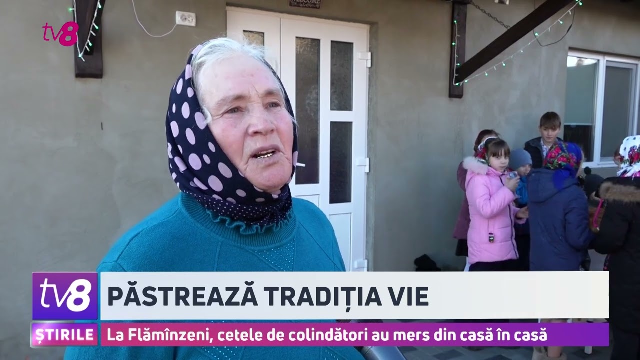 La Flămînzeni, cetele de colindători au mers din casă în casă