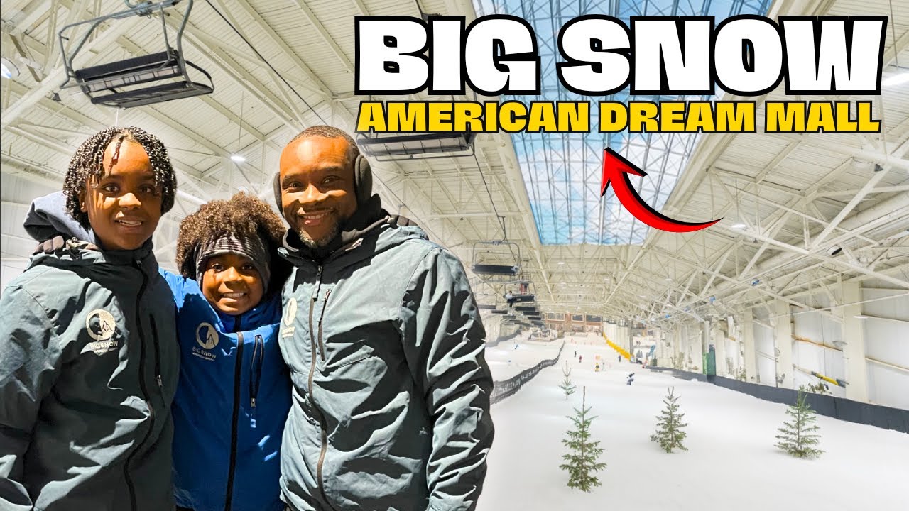 Мы попробовали покататься на аттракционе Big Snow в торговом центре American Dream Mall и не ожид...