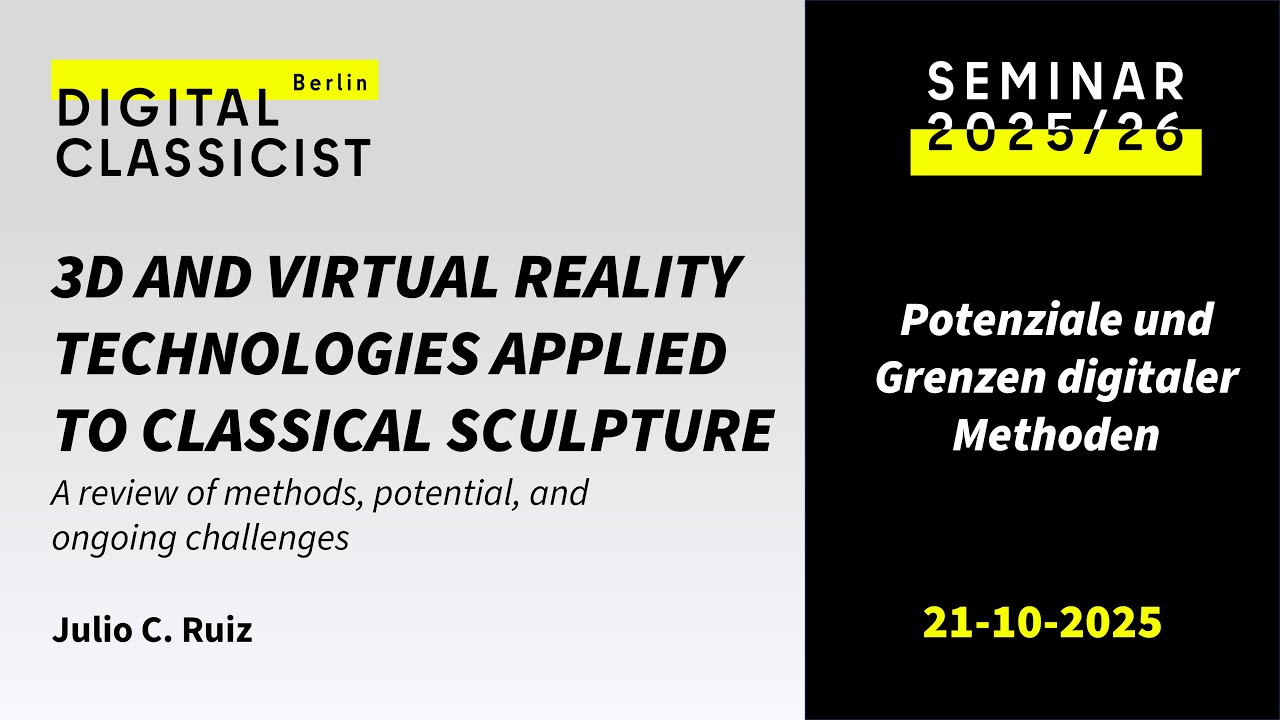 3D and Virtual Reality Technologies applied to Classical Sculpture