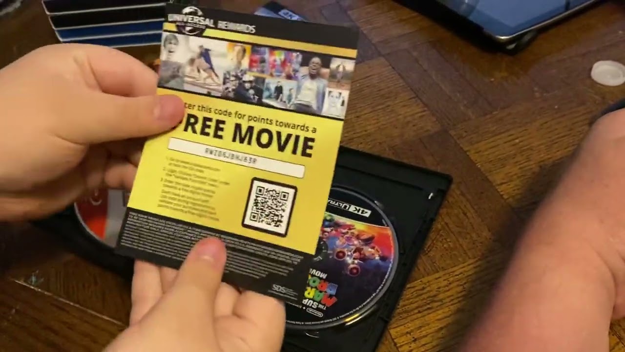 The Super Mario Bros. Movie 4K Ultra HD Blu-ray Unboxing