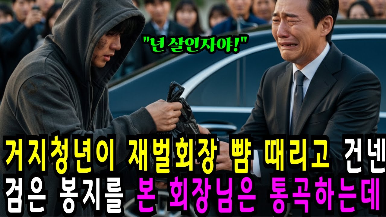 재벌회장의 따귀를 때린 거지청년이 가져온, 20년 진실 |노후사연|감동사연|사연라디오|오디오북|쪽빛사연