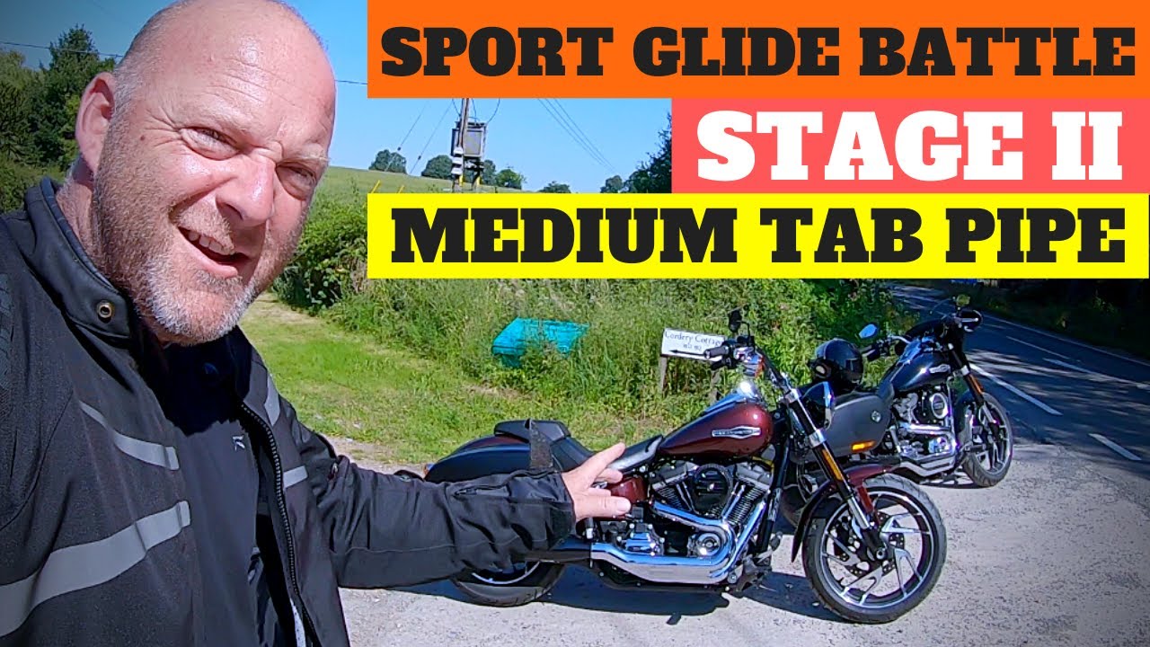 Sport Glide Battle | Stock H-D vs Stage 2 Tab Exhaust