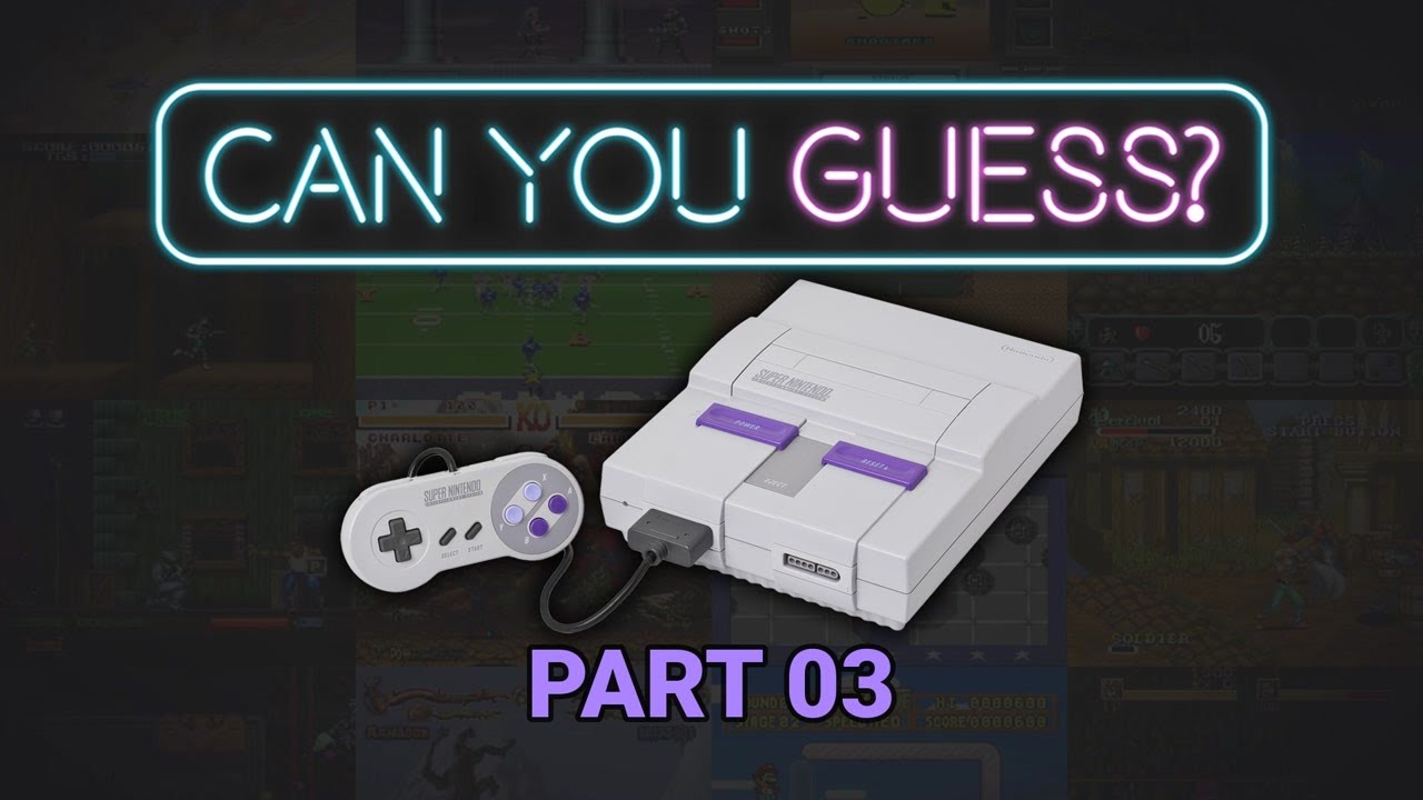 SNES Quiz – How Many Classic Games Can You Guess? (Part 03)
