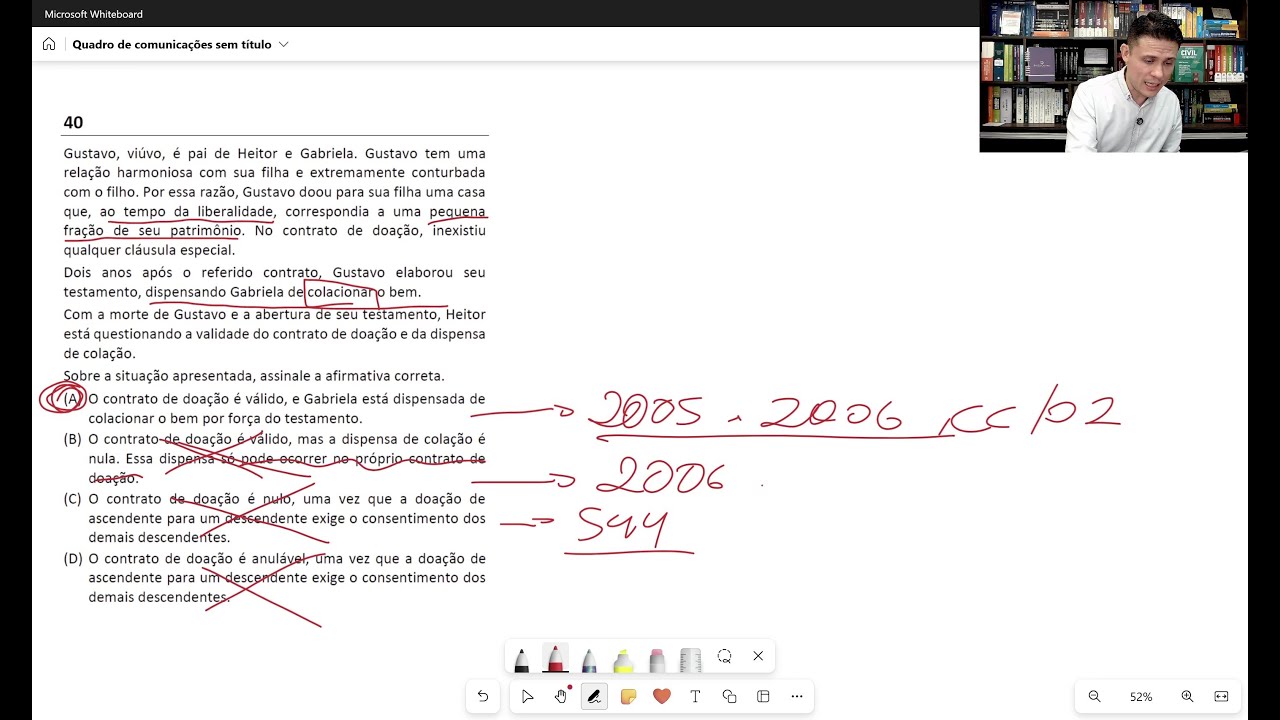 #015 - Resolução de questões OAB (Direito Civil) (45º exame) (Tema: Direito das Sucessões)