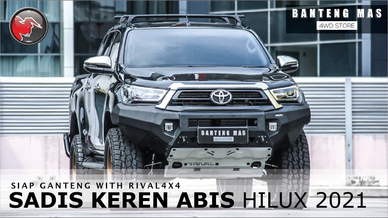 SIAP GANTENG WITH RIVAL4X4 SADIS KEREN ABIS HILUX 2021 (RIVAL, RAW4X4, YAKIMA, METHOD )