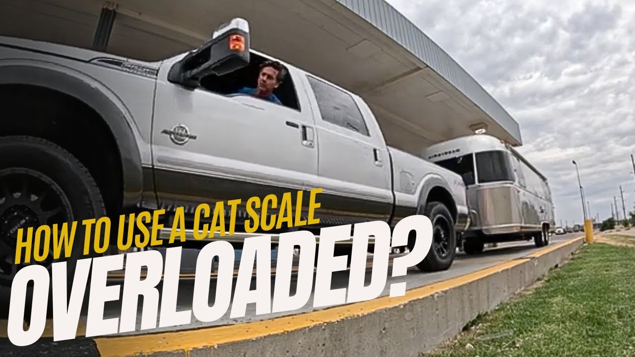 Как взвесить грузовик и прицеп на весах CAT | Как работает распределение веса.