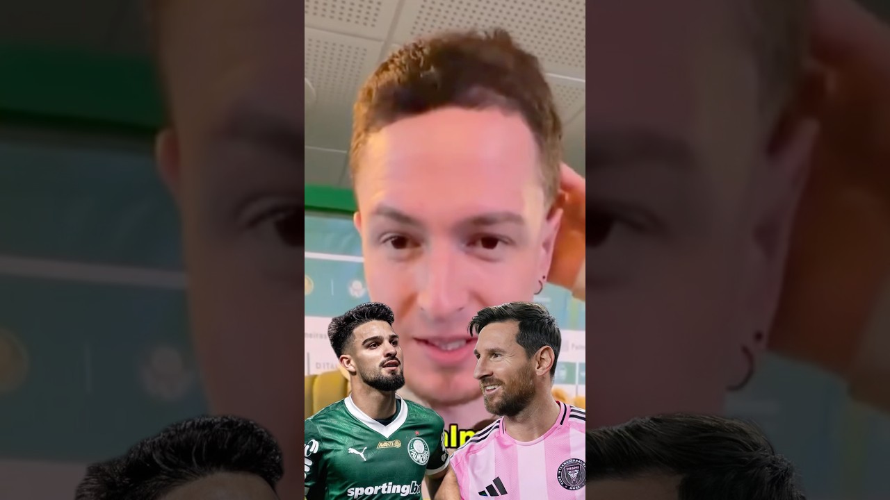 Flaco Lopez ou Messi? Anibal Moreno respondeu 💚😂  #Palmeiras  #futebol