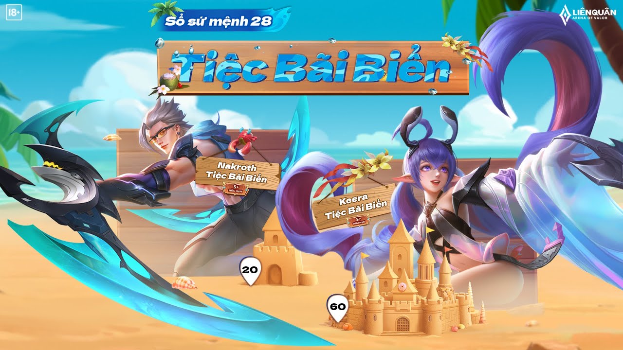 TRAILER SỔ SỨ MỆNH 28 - TIỆC B&Atilde;I BIỂN - Garena Li&ecirc;n Qu&acirc;n Mobile
