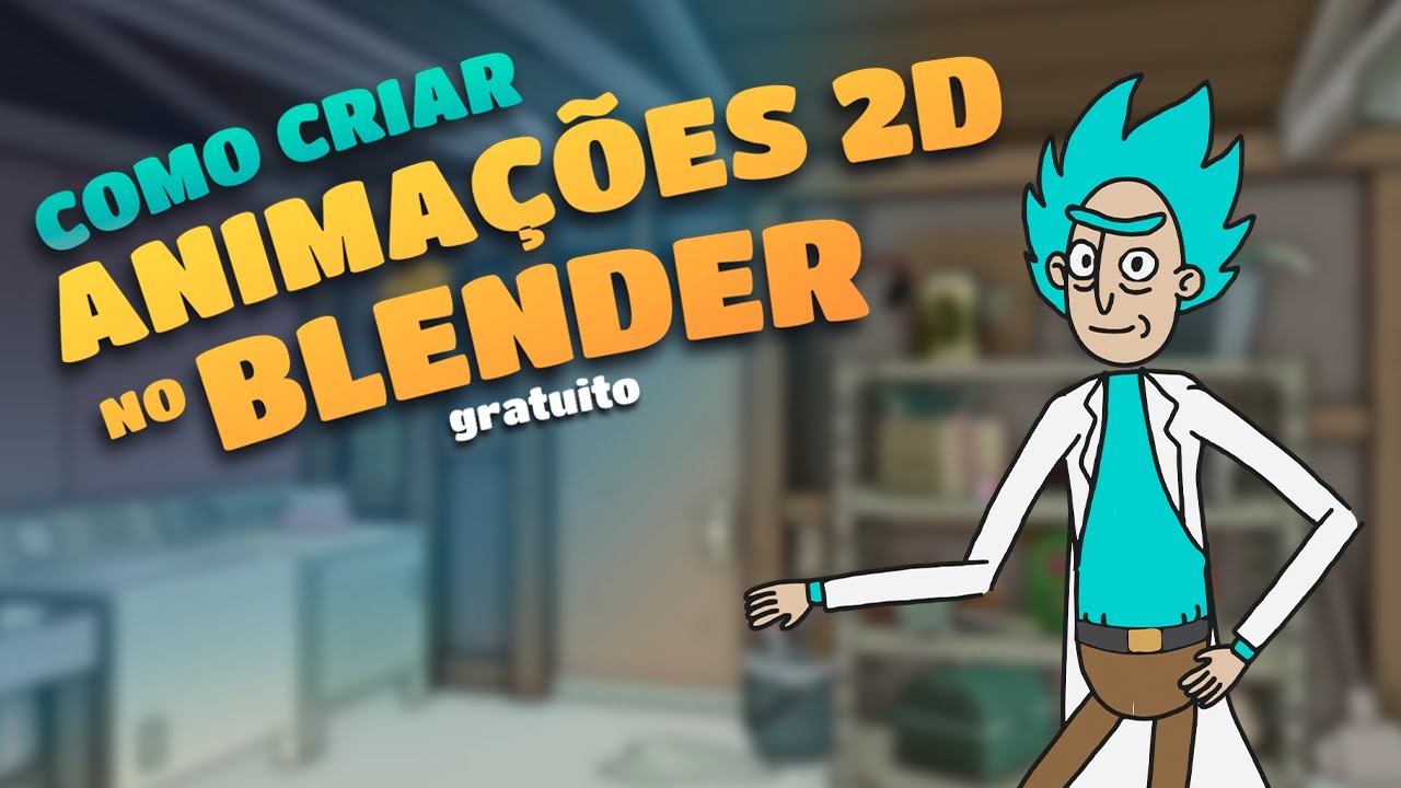 Animação de Personagem 2D no Blender Tutorial para iniciantes