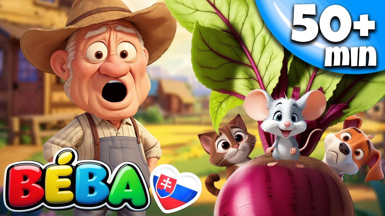 O VEĽKEJ REPE 🌱 | 🎵 Ďalšie pesničky pre deti v slovenčine | 54 MIN | BÉBA
