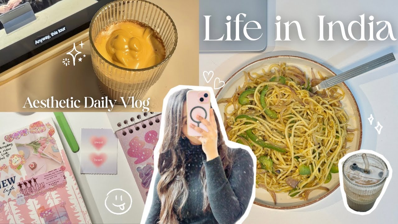 Day in my Life Vlog 💌 | Aesthetic Vlog India ☁️