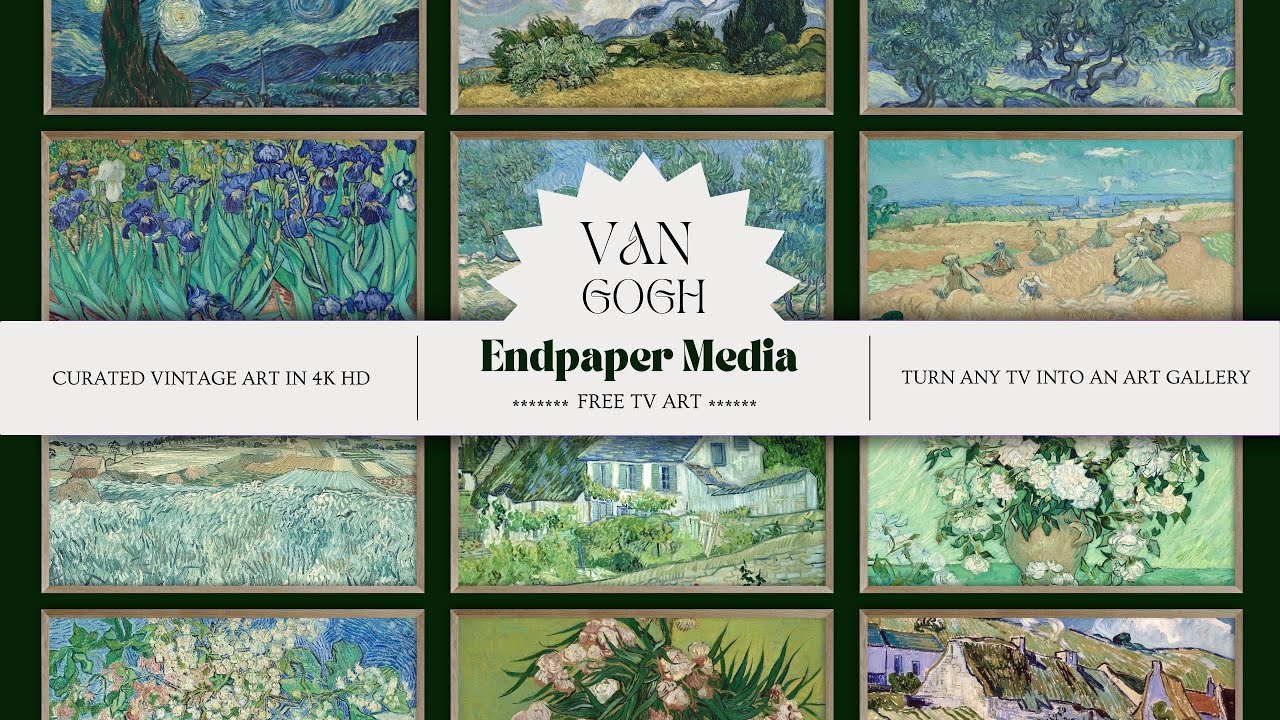 Van Gogh Vintage Frame TV Art | Free 4K Digital Art for Your TV | No Music