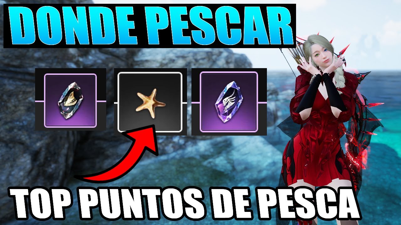 DONDE ENCONTRAR ⭐// TOP PUNTOS DE PESCA // THRONE AND LIBERTY