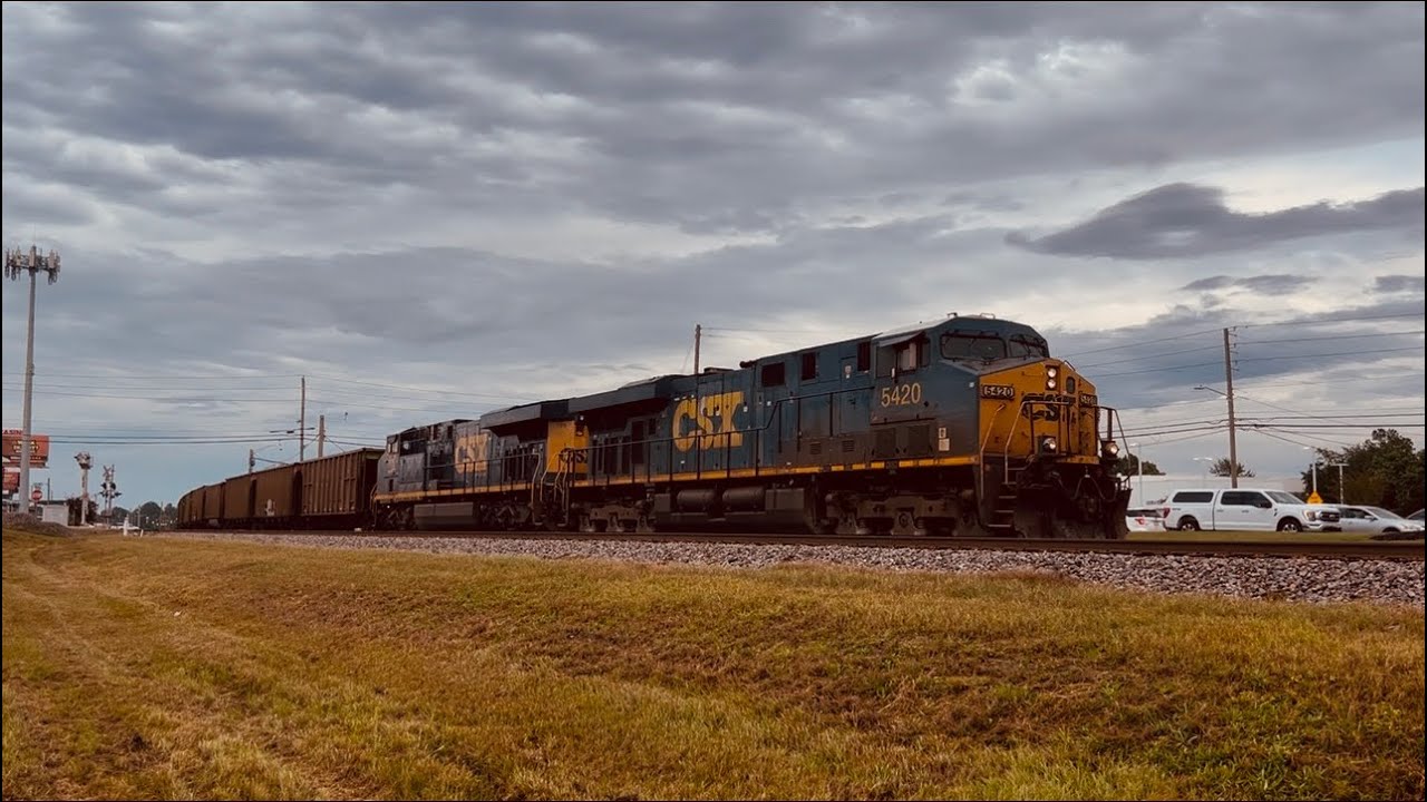 CSX McCormick Sub meet with E343-07 and M693-08 in Martinez, GA