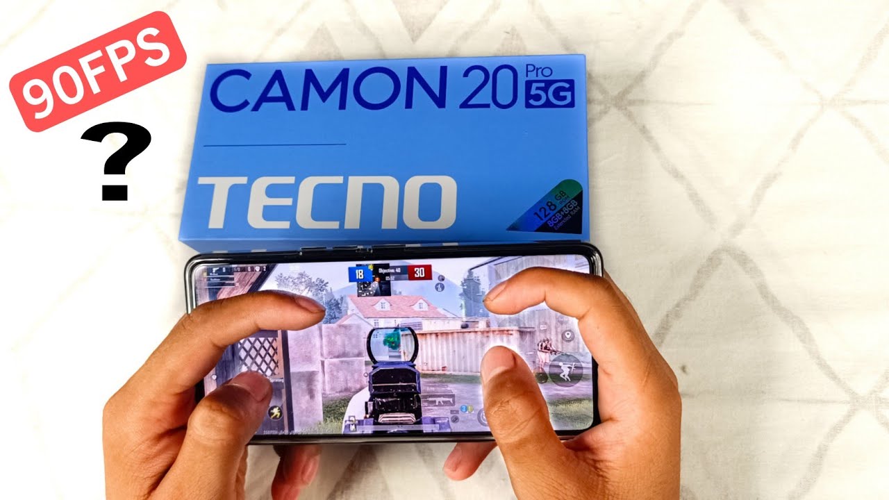 Tecno Camon 20 pro 5g BGMI Test|Heating Test|Battery draining Test|Lag Test