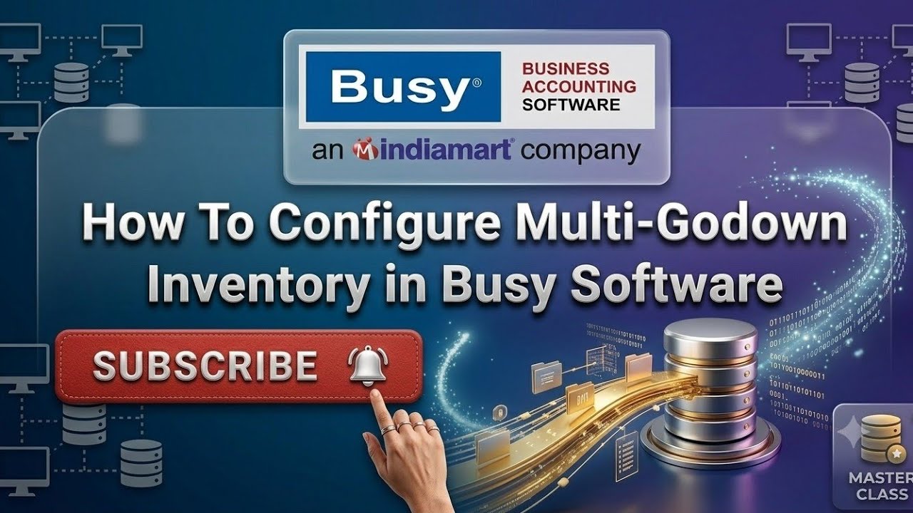 How to use multi godown inventory in busy accounting software|| in Hindi || #busy  #SSEBUSY
