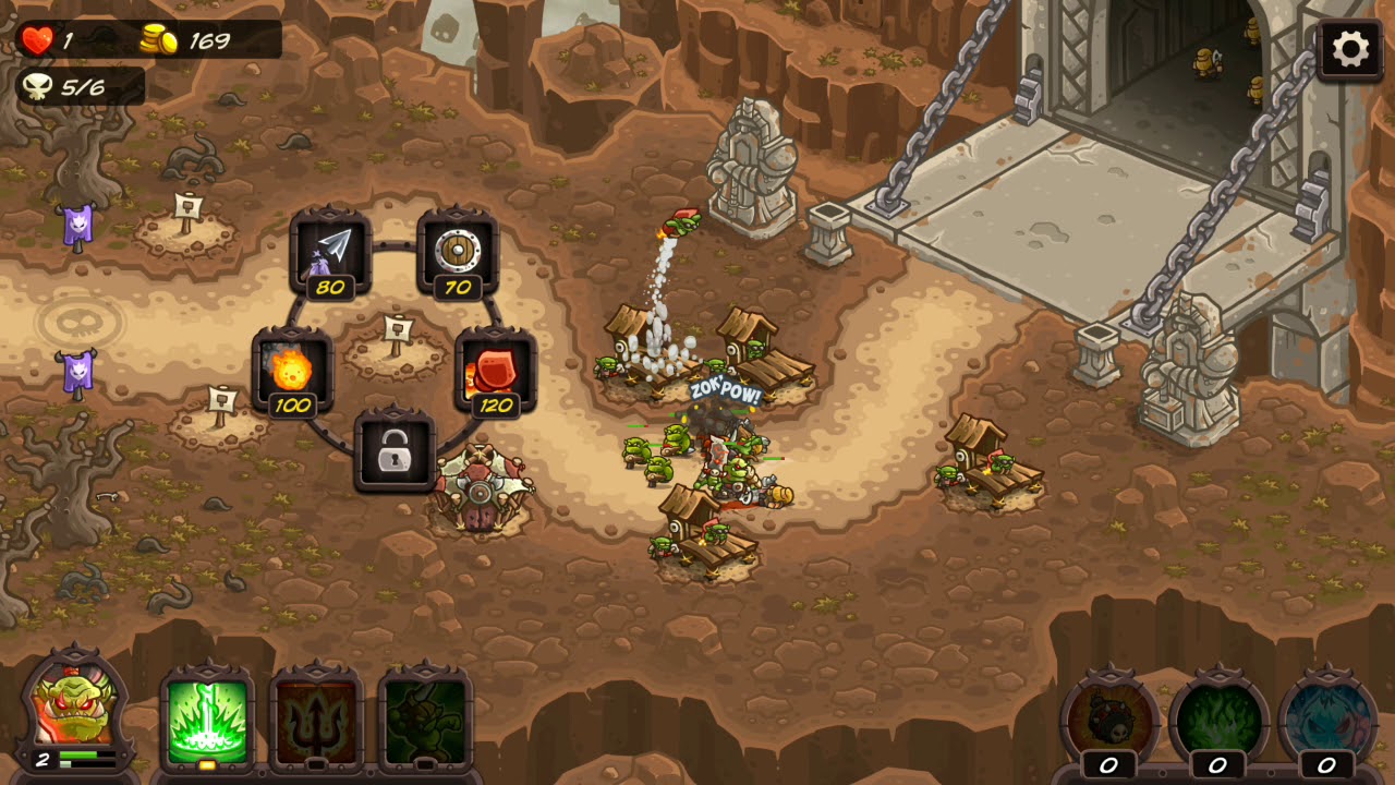 Kingdom Rush Vengeance - Dwarven Gate - Heroic Challenge