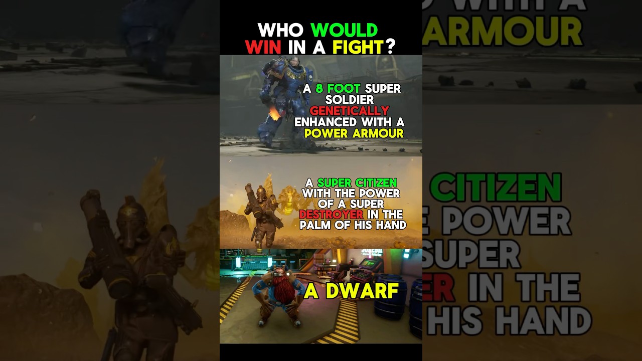 WHO WOULD YOU CHOOSE? - Helldivers 2 X Space Marine 2