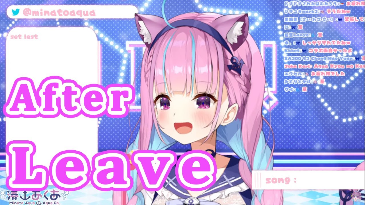 Aqua energizes with a chocolate [Hololive Minato Aqua] [ENG SUB]