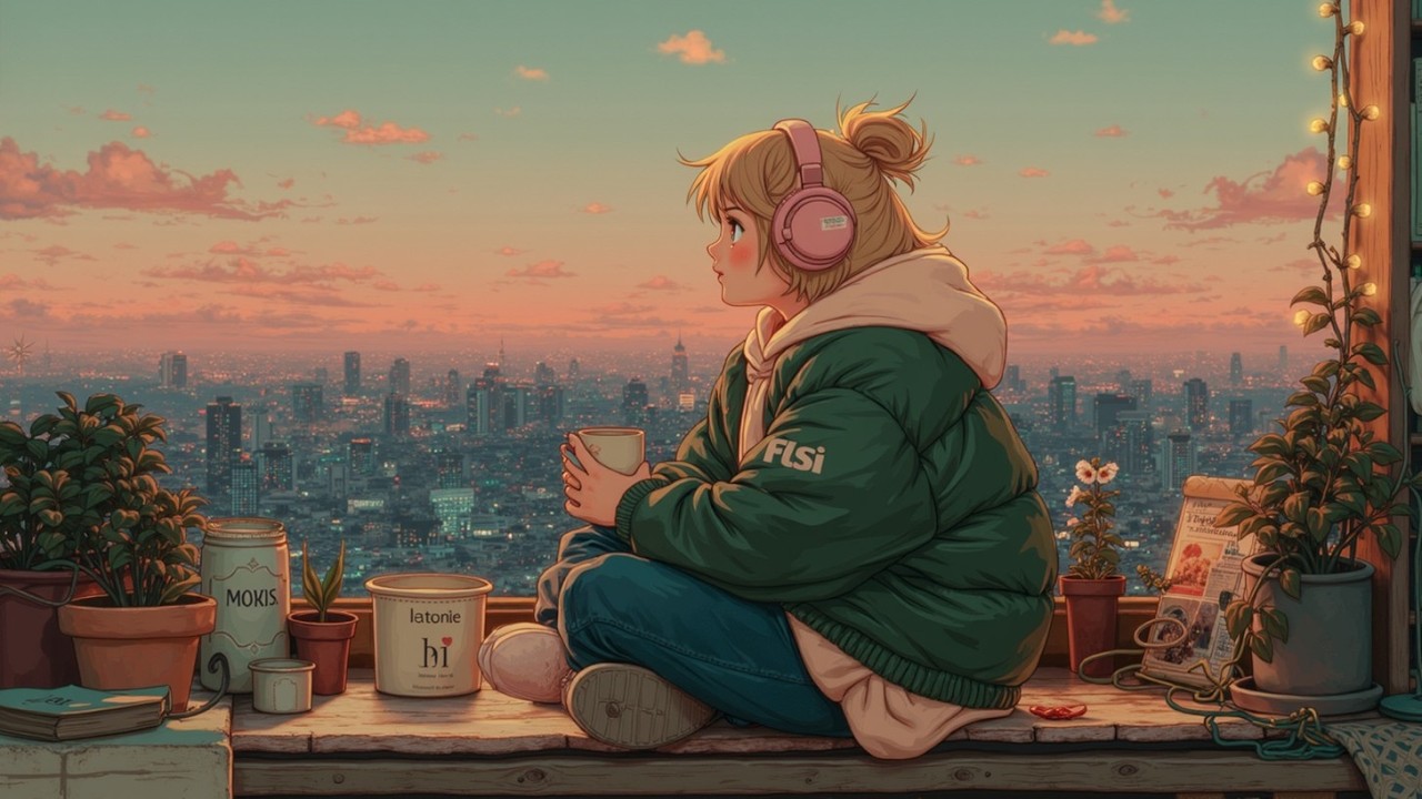 Lofi Hip Hop Vibes ~ Спокойные биты для учебы и глубокой концентрации в городе