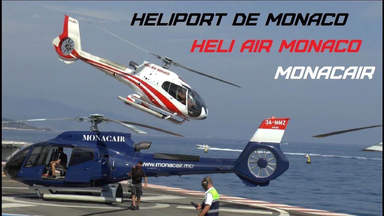 HELICOPTER MONACO;  MONACAIR;  HELIPORT DE MONACO;  HELI AIR MONACO