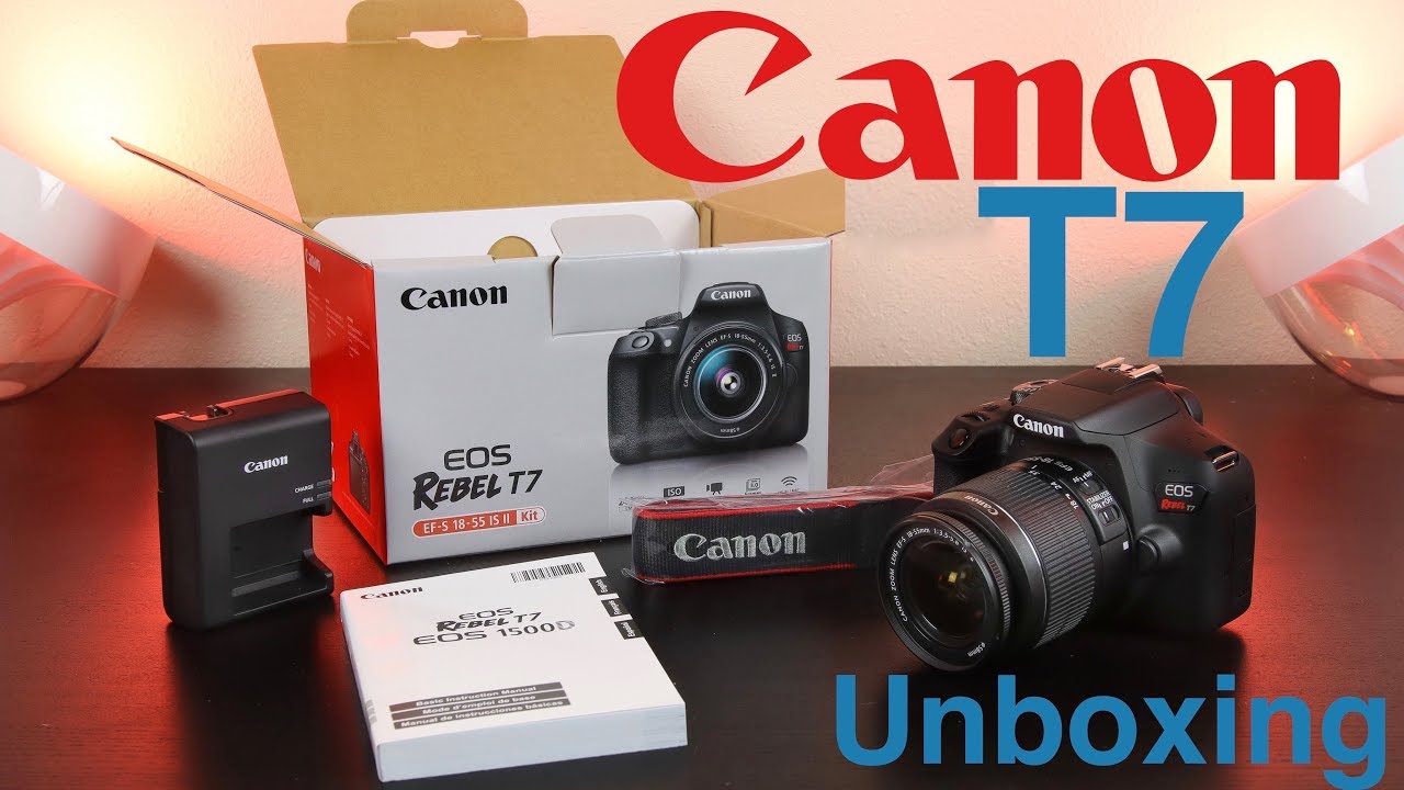 Распаковка и первые впечатления от Canon T7 (1500D)