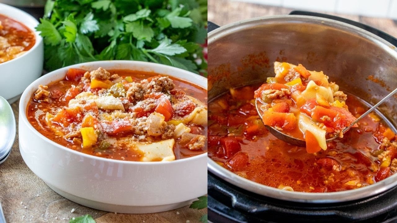 Instant Pot Lasagna Soup