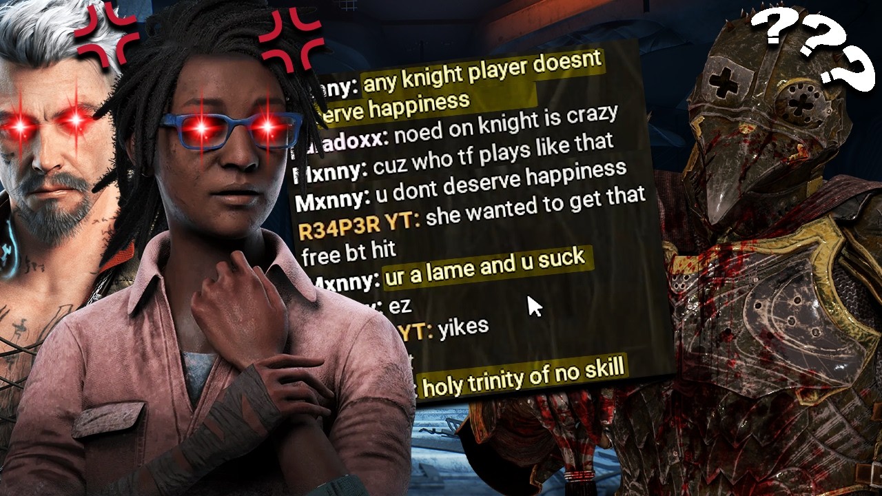 Очень злая группа игроков ненавидит моего рыцаря! | Dead by Daylight
