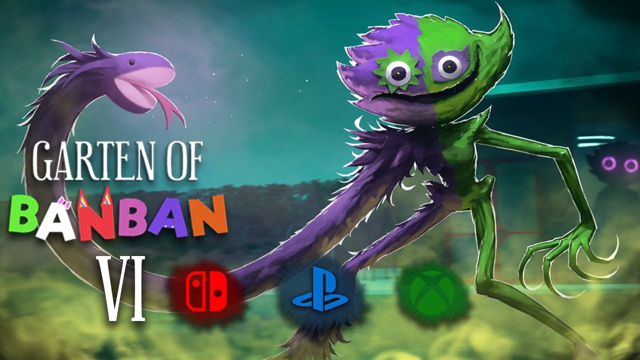 Garten of Banban 6 on PS4 & PS5, Nintendo Switch, Xbox One & Xbox Series X/S (OUT NOW)!