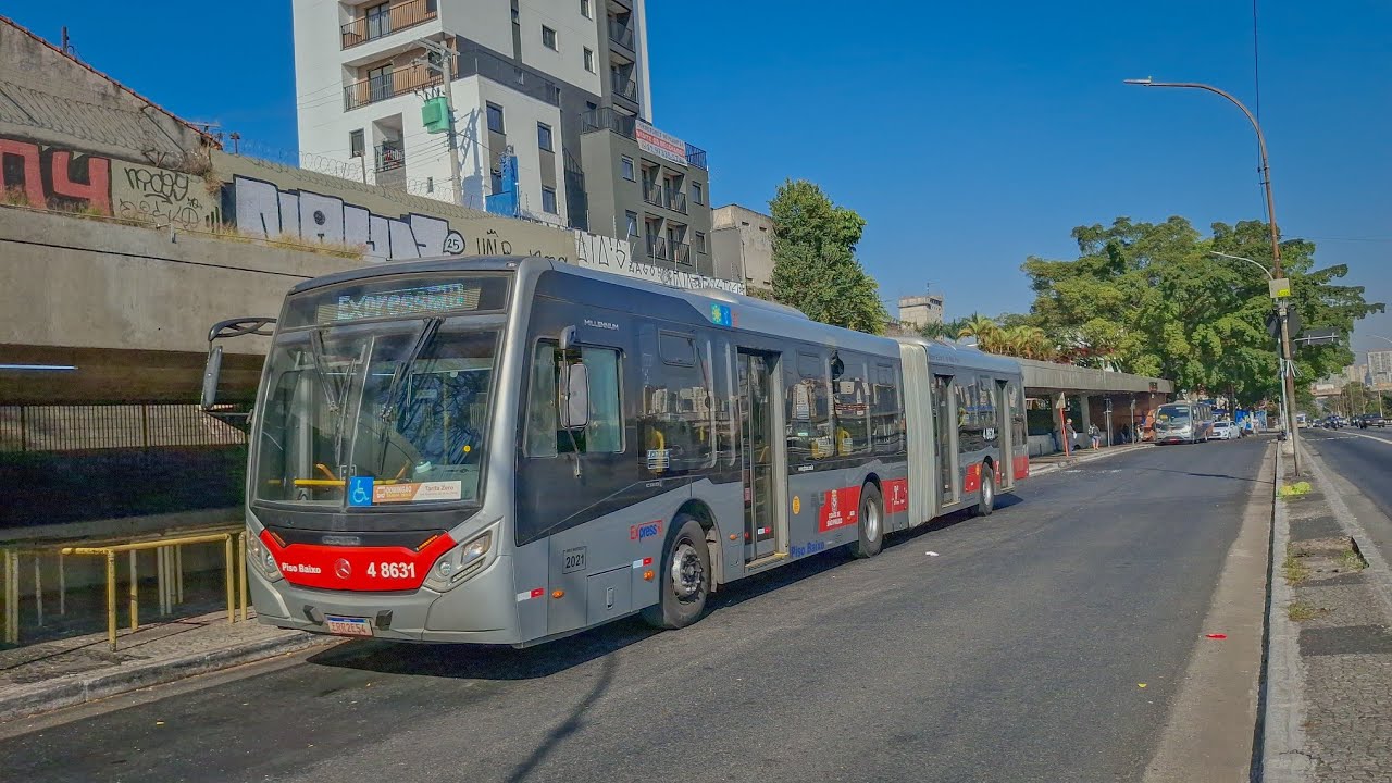 Metrô Penha Terminal Sul - Movimentação de Ônibus (Vídeo 2)