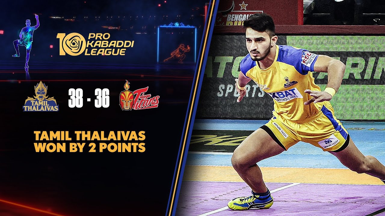 Narender Leads Tamil Thalaivas' Win vs Telugu Titans | PKL 10 Match #21