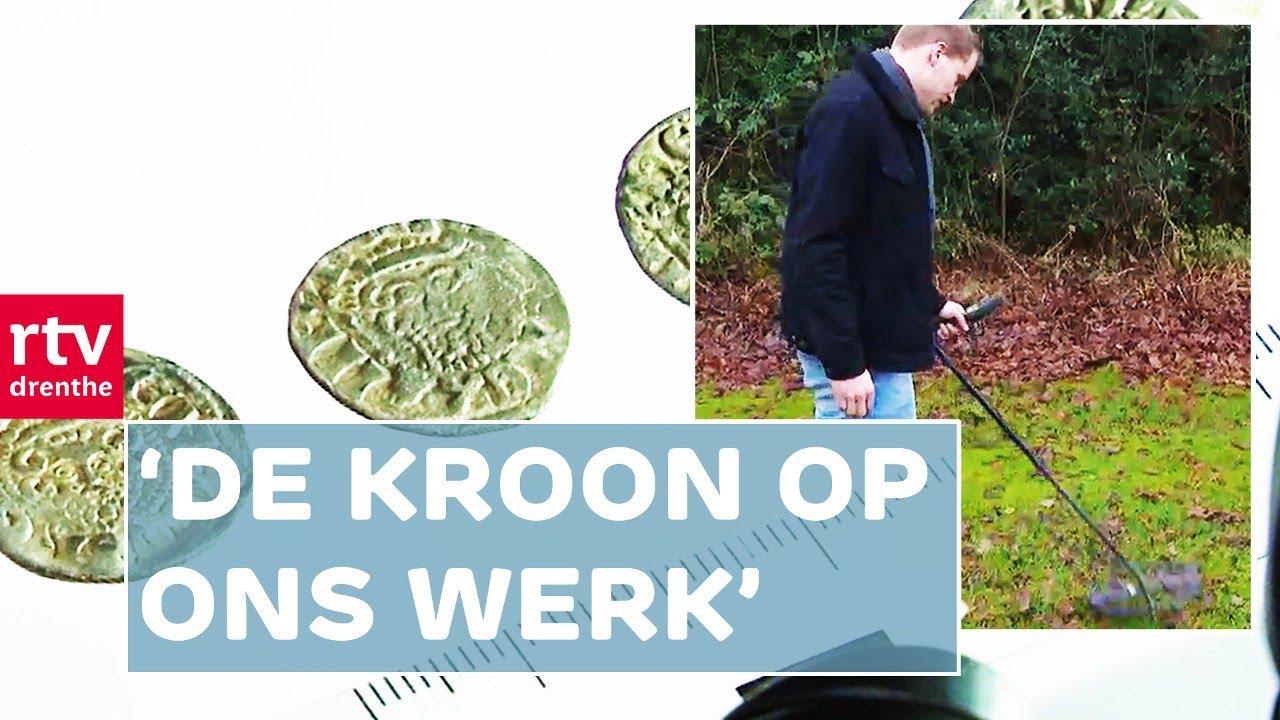 Metaaldetectors vinden middeleeuwse schat: 'Er zitten hele zeldzame munten bij'  | RTV Drenthe