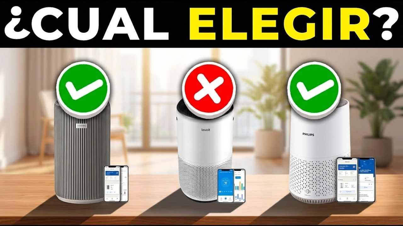 ✅ Los 5 MEJORES FILTROS de AIRE para CASA 2026 | PURIFICADORES de AIRE HEPA Amazon