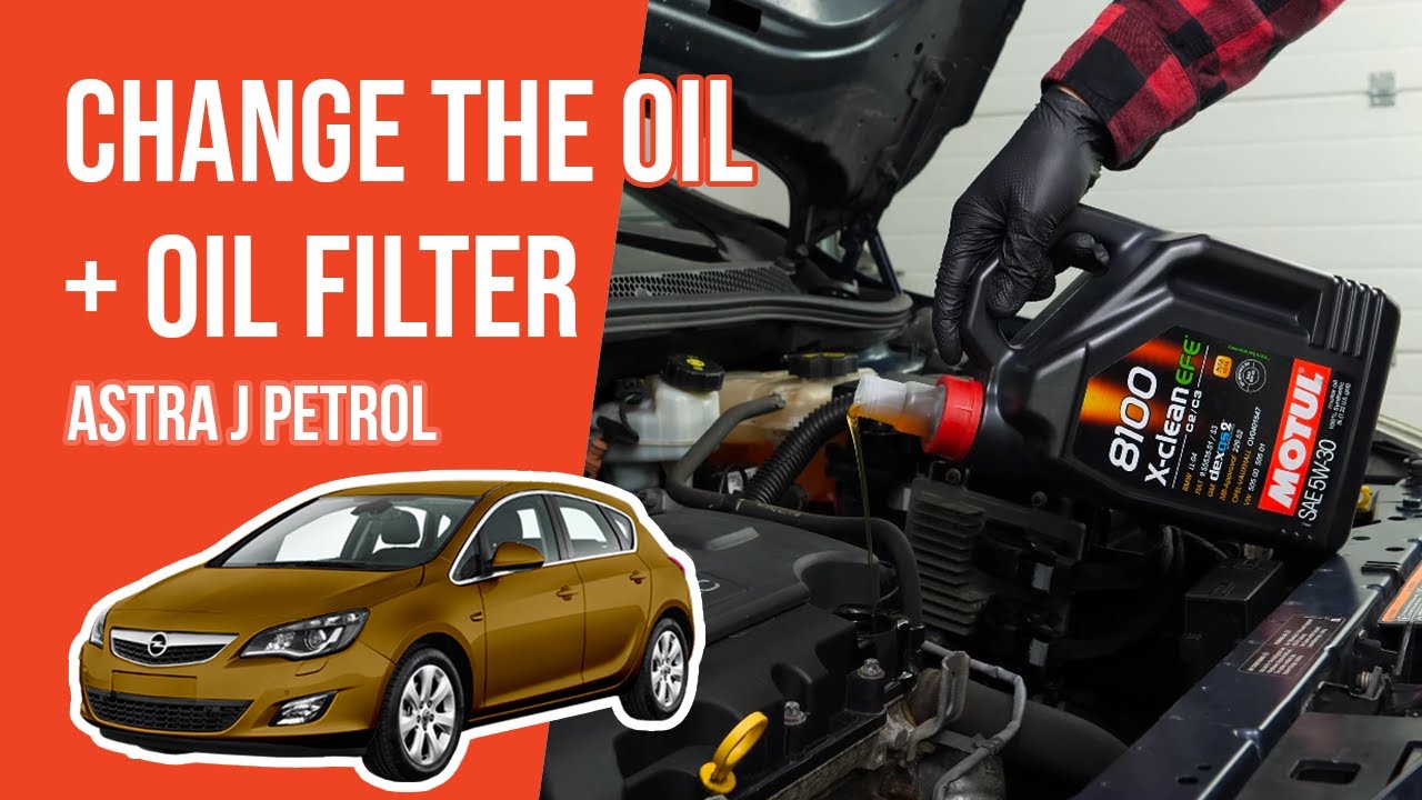Change the oil and the oil filter Astra J / mk6 1.4 Turbo 🛢