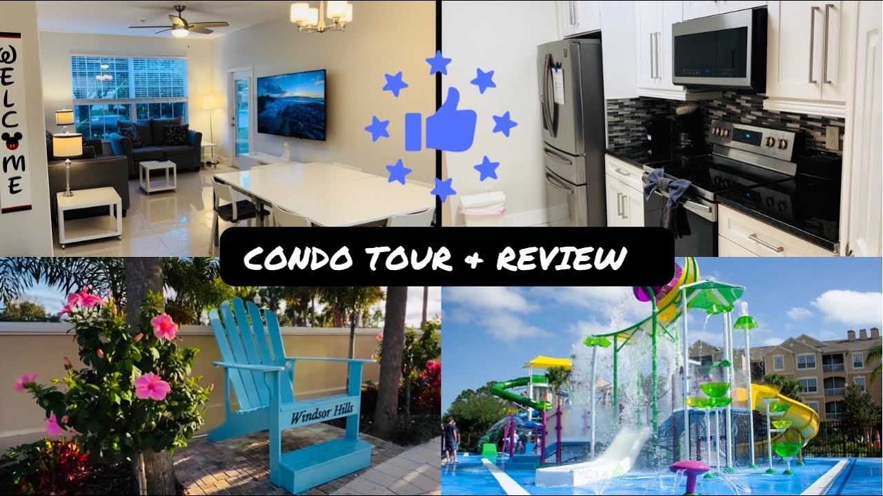 5 MINUTES FROM DISNEY WORLD- Windsor Hills Resort 3 Bedroom Condo Tour & Review Orlando Florida🇺🇸