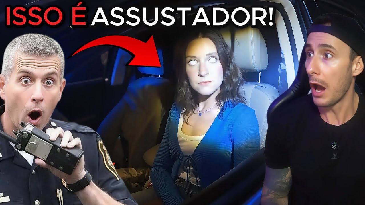 MISTÉRIO POLICIAIS ABORDAM MULHER ASSUSTADORA QUE DÁ MEDO! Vídeos de Terror Real