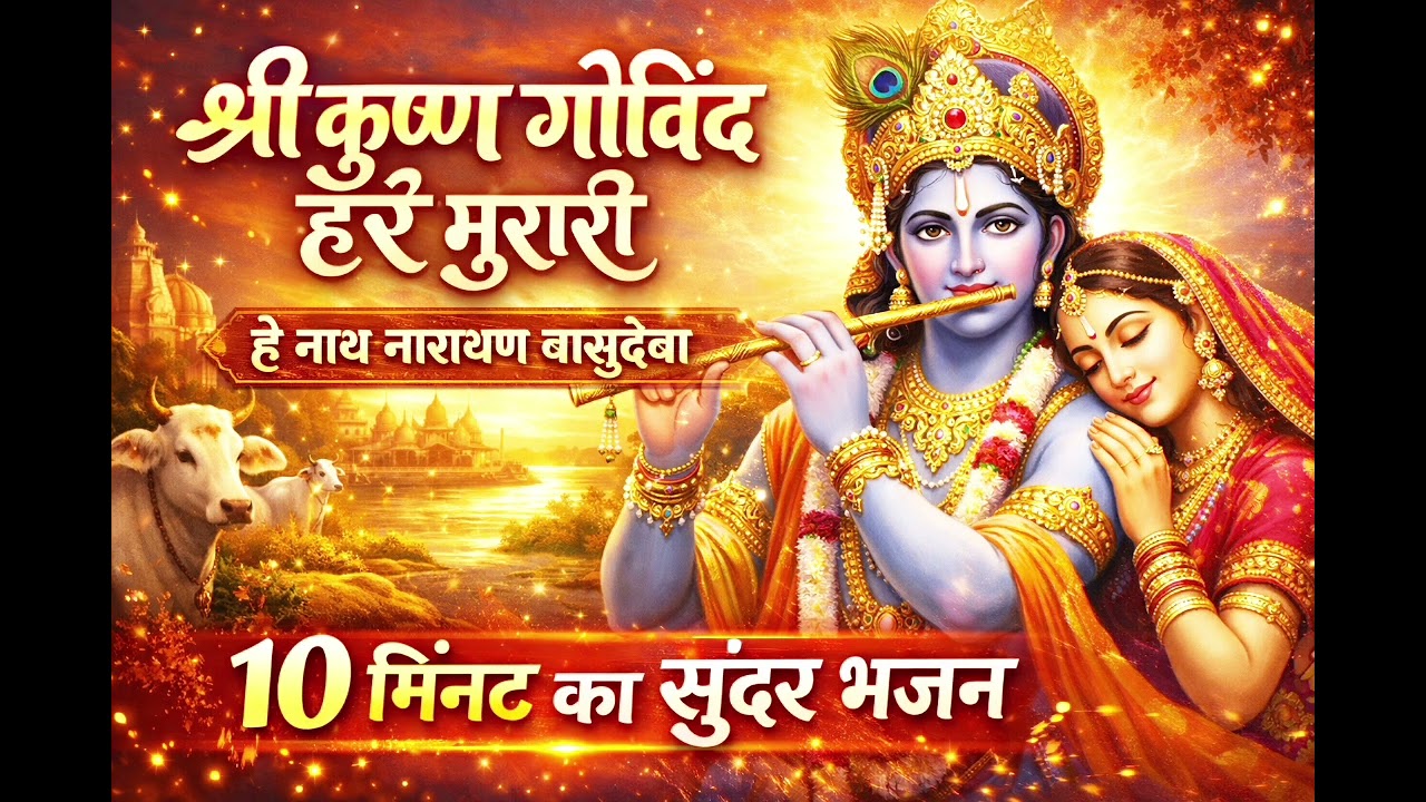  कृष्ण गोविंद हरे मुरारी | मधुर कृष्ण भजन | Radha Krishna Bhajan 2026 