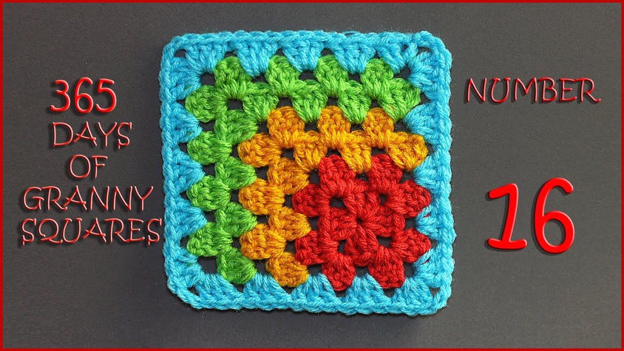 365 Days of Granny Squares Number 16