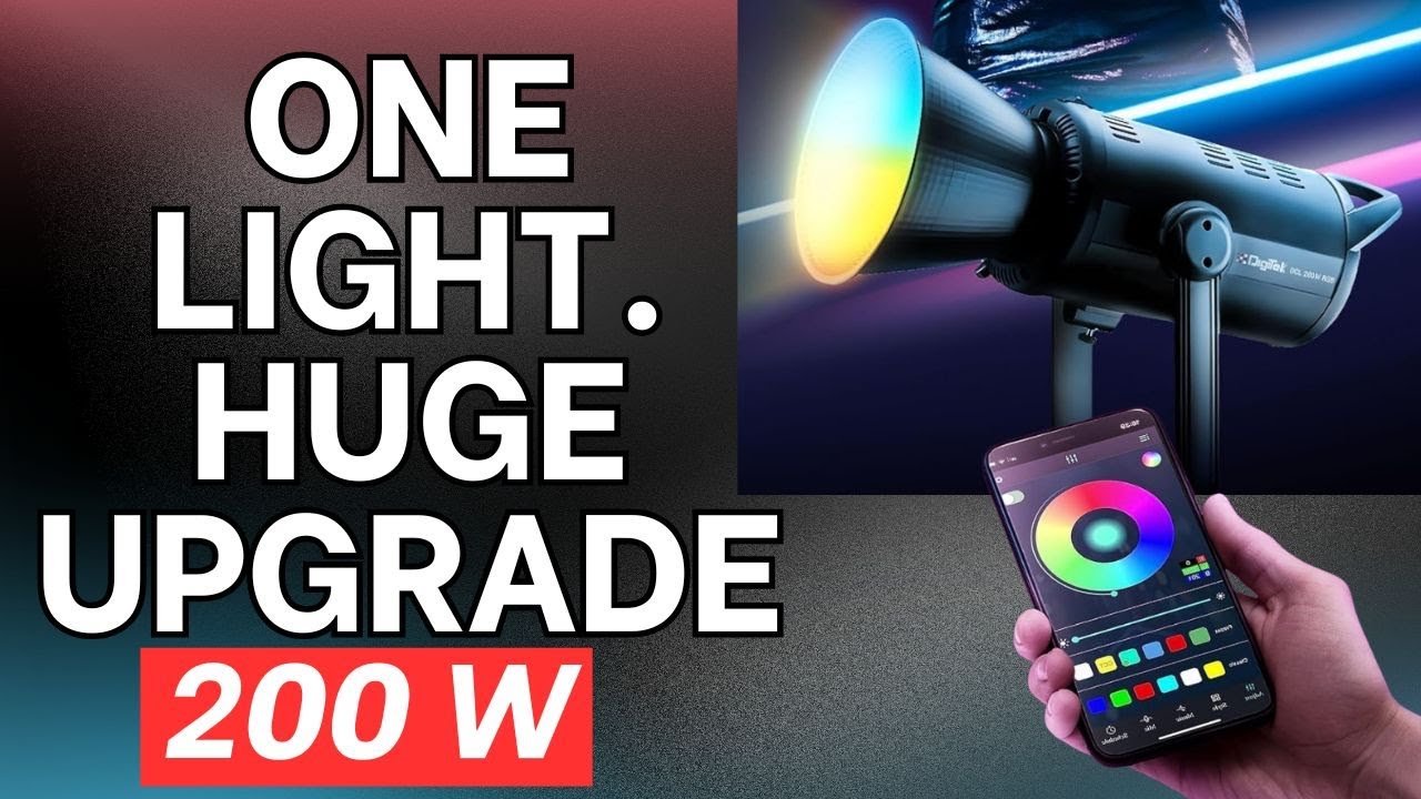 200W ki Powerful Light: Perfect for Video Shoots, Photos & Content Creation!