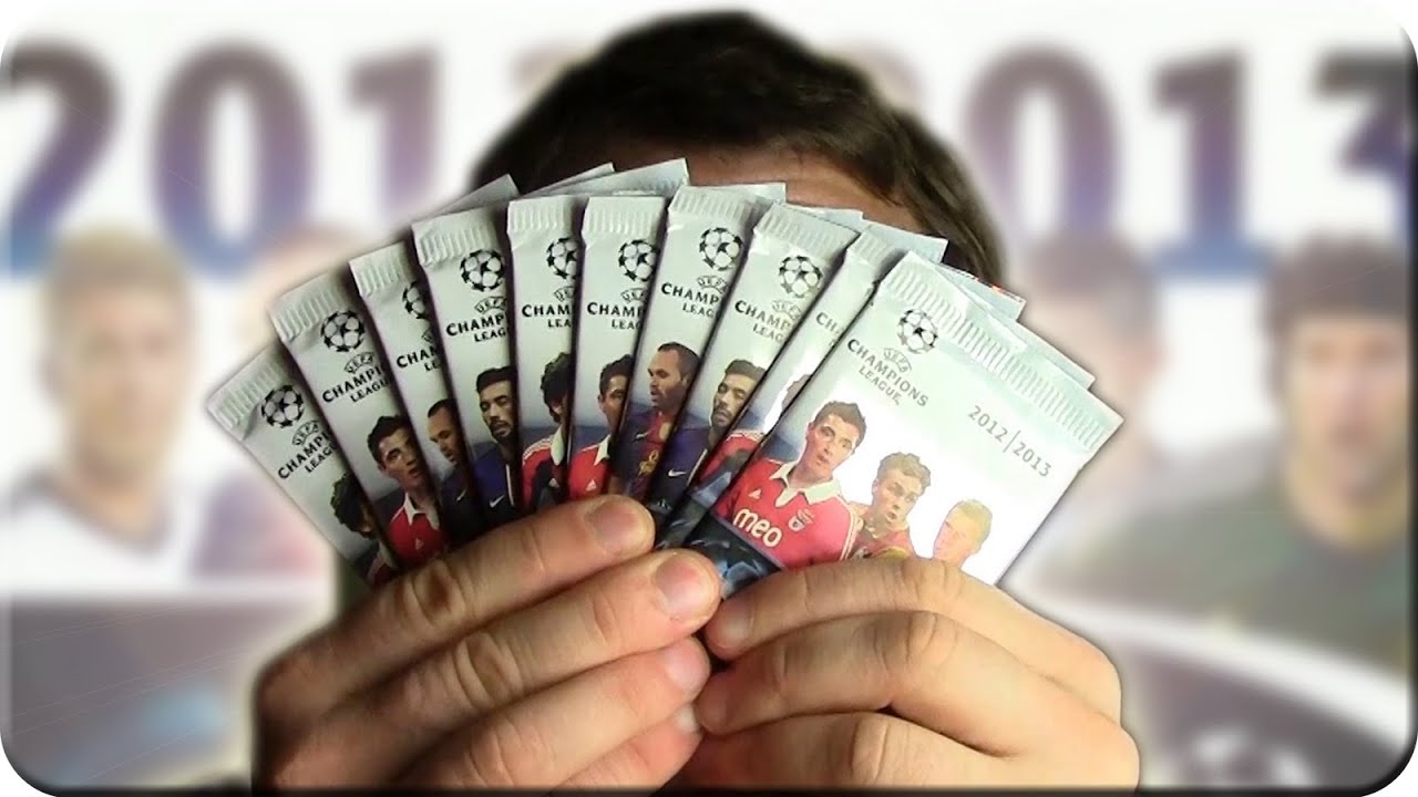 Adrenalyn XL opening 10 Booster CHAMPIONS LEAGUE Saison 2012 2013