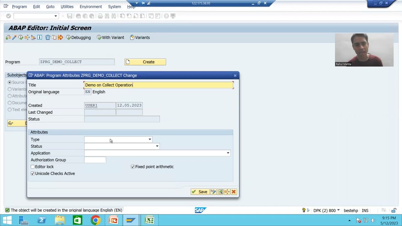 56 - ABAP Programming - Internal Table Operations - COLLECT Part1