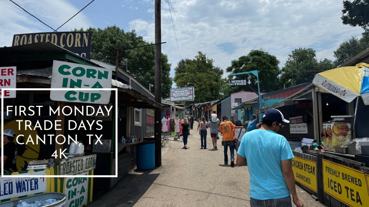 WORLDS LARGEST FLEA MARKET | First Monday Trade Days Canton, TX 4K Walking Tour