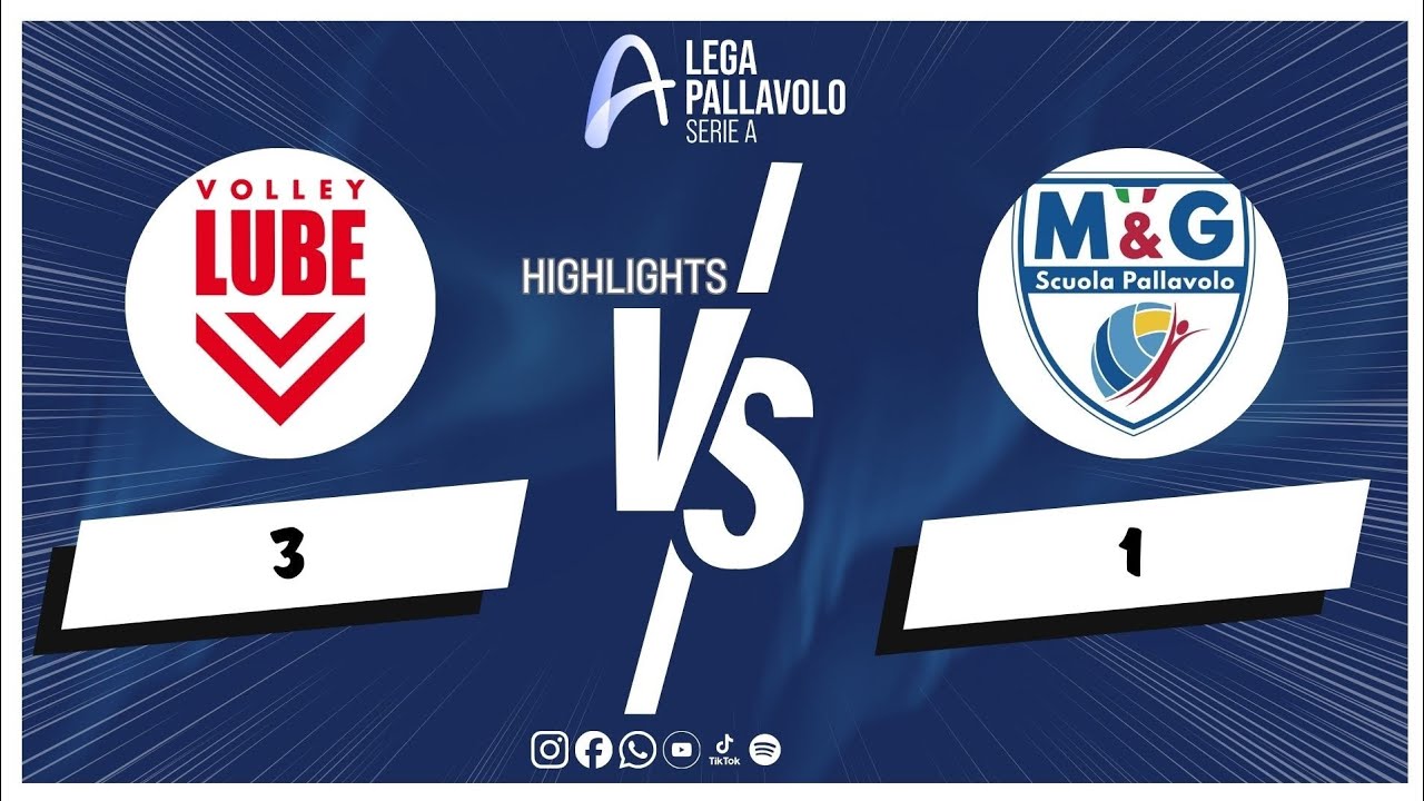 Cucine Lube Civitanova vs. Yuasa Battery Grottazzolina - Superlega Credem Banca VBTV Match Highlight