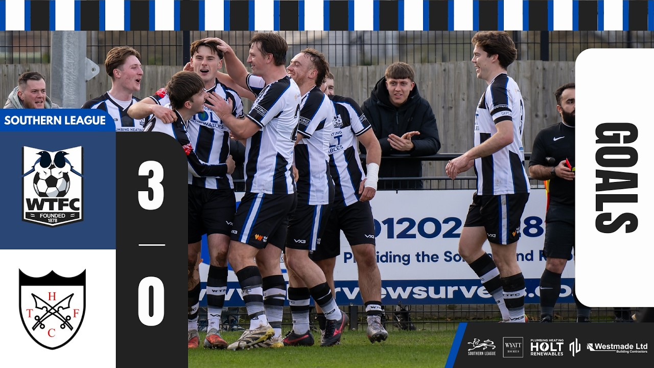 GOALS: Wimborne Town vs Hanwell Town | Southern League Premier South