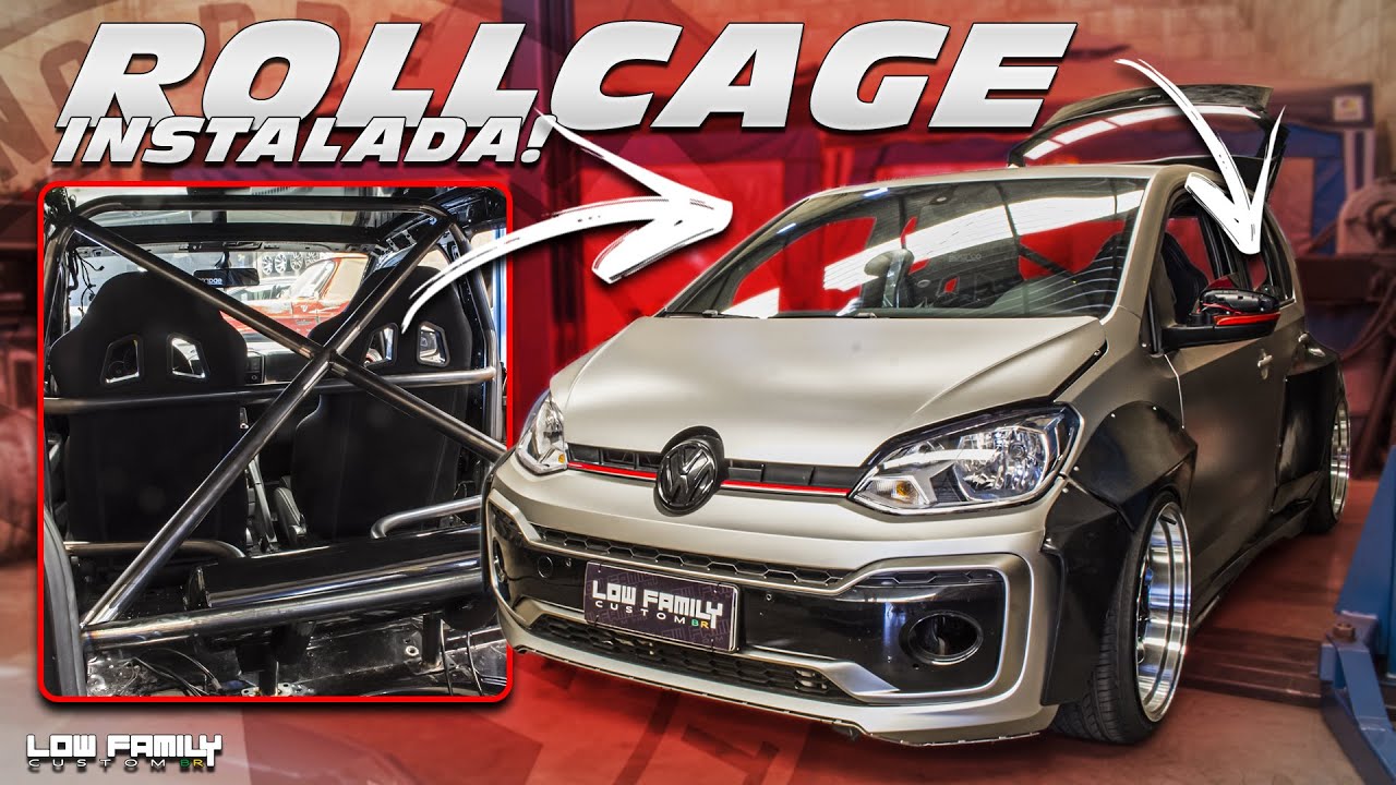 INSTALAMOS A GAIOLA (ROLLCAGE) NO VW UP! WIDEBODY DA MDR PARTS!  EP.41