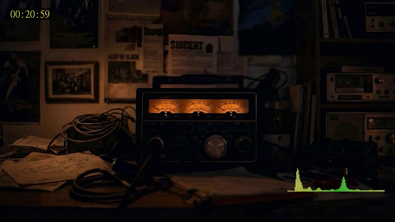 Slow Repetitive Sound Ambience for Nighttime Relaxation