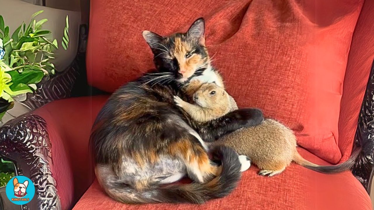 They Said a Prairie Dog and a Cat Couldn’t Be Friends… They Were Wrong
