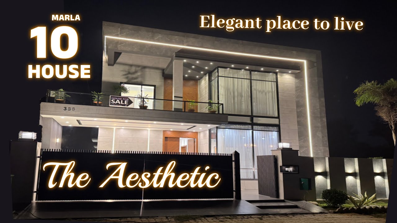 The Aesthetic: Most Elegant 10 Marla House for sale Bahria Town Lahore